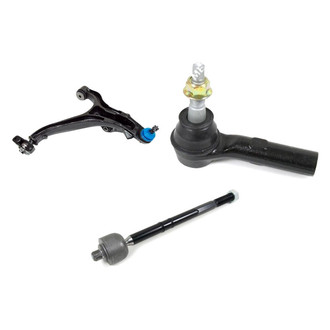 Mevotech® - Original Grade™ Front Driver Side Lower Control Arm with Ball Joint and Tie Rod End Kit