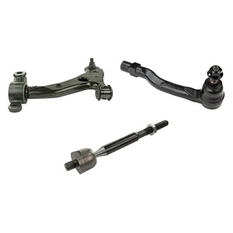 Mevotech® - Original Grade™ Front Driver Side Lower Control Arm with Ball Joint and Tie Rod End Kit