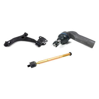 Mevotech® - Original Grade™ Front Driver Side Lower Control Arm with Ball Joint and Tie Rod End Kit