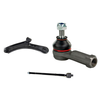 Mevotech® - Original Grade™ Front Driver Side Lower Control Arm with Ball Joint and Tie Rod End Kit