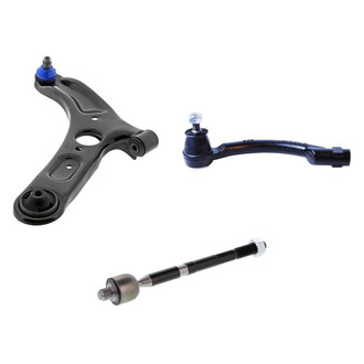 Mevotech® - Original Grade™ Front Driver Side Lower Control Arm with Ball Joint and Tie Rod End Kit