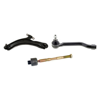 Mevotech® - Original Grade™ Front Driver Side Lower Control Arm with Ball Joint and Tie Rod End Kit