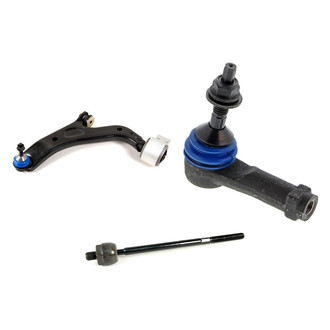 Mevotech® - Original Grade™ Front Driver Side Lower Control Arm with Ball Joint and Tie Rod End Kit