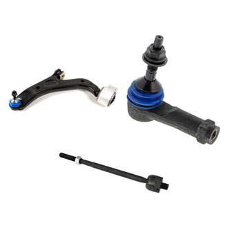 Mevotech® - Original Grade™ Front Driver Side Lower Control Arm with Ball Joint and Tie Rod End Kit