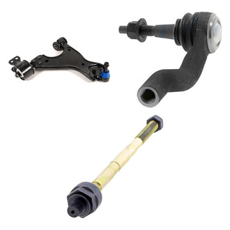 Mevotech® - Original Grade™ Front Driver Side Lower Control Arm with Ball Joint and Tie Rod End Kit