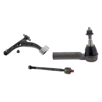 Mevotech® - Original Grade™ Front Driver Side Lower Control Arm with Ball Joint and Tie Rod End Kit