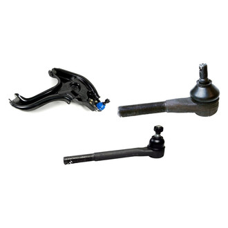 Mevotech® - Original Grade™ Front Driver Side Lower Control Arm with Ball Joint and Tie Rod End Kit