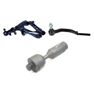 Mevotech® - Original Grade™ Front Driver Side Lower Control Arm with Ball Joint and Tie Rod End Kit