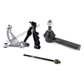 Mevotech® - Original Grade™ Front Driver Side Lower Control Arm with Ball Joint and Tie Rod End Kit