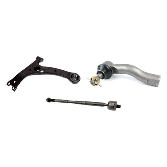 Mevotech® - Original Grade™ Front Driver Side Lower Control Arm with Ball Joint and Tie Rod End Kit