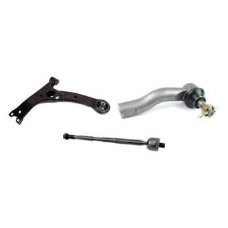 Mevotech® - Original Grade™ Front Driver Side Lower Control Arm with Ball Joint and Tie Rod End Kit
