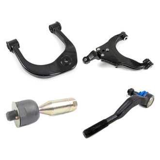Mevotech® - Supreme™ Front Driver Side Lower and Upper Control Arm and Tie Rod End Kit