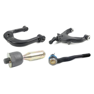 Mevotech® - Supreme™ Front Driver Side Lower and Upper Control Arm and Tie Rod End Kit