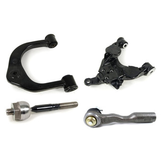 Mevotech® - Supreme™ Front Driver Side Lower and Upper Control Arm and Tie Rod End Kit