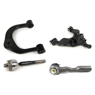 Mevotech® - Supreme™ Front Driver Side Lower and Upper Control Arm and Tie Rod End Kit