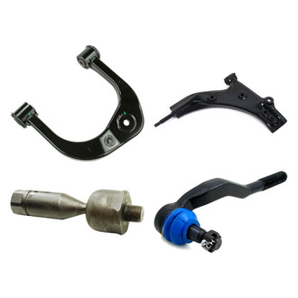 Mevotech® - Original Grade™ Front Driver Side Lower and Upper Control Arm and Tie Rod End Kit