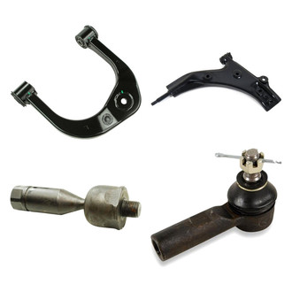 Mevotech® - Original Grade™ Front Driver Side Lower and Upper Control Arm and Tie Rod End Kit