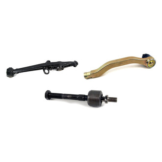 Mevotech® - Supreme™ Front Driver Side Lower Control Arm and Tie Rod End Kit