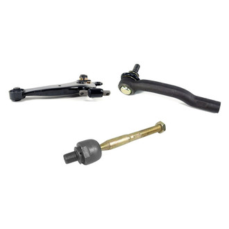 Mevotech® - Supreme™ Front Driver Side Lower Control Arm and Tie Rod End Kit