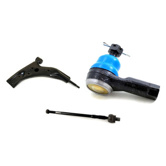 Mevotech® - Supreme™ Front Driver Side Lower Control Arm and Tie Rod End Kit