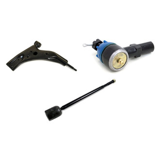 Mevotech® - Supreme™ Front Driver Side Lower Control Arm and Tie Rod End Kit