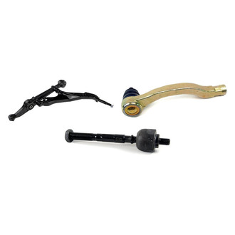 Mevotech® - Supreme™ Front Driver Side Lower Control Arm and Tie Rod End Kit