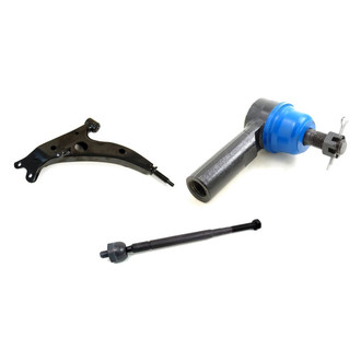 Mevotech® - Supreme™ Front Driver Side Lower Control Arm and Tie Rod End Kit