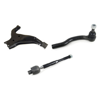 Mevotech® - Supreme™ Front Driver Side Lower Control Arm and Tie Rod End Kit