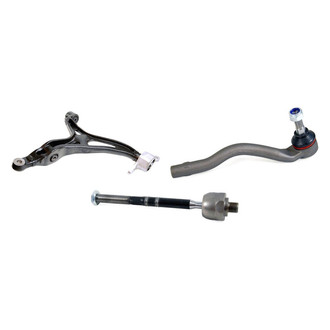 Mevotech® - Supreme™ Front Driver Side Lower Control Arm and Tie Rod End Kit