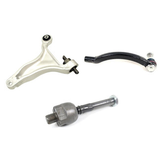 Mevotech® - Supreme™ Front Driver Side Lower Control Arm and Tie Rod End Kit