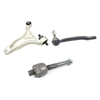 Mevotech® - Supreme™ Front Driver Side Lower Control Arm and Tie Rod End Kit