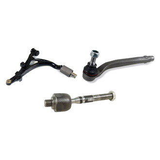 Mevotech® - Supreme™ Front Driver Side Lower Control Arm and Tie Rod End Kit