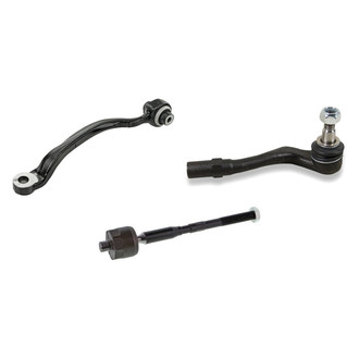 Mevotech® - Supreme™ Front Driver Side Lower Control Arm and Tie Rod End Kit