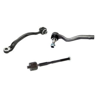 Mevotech® - Supreme™ Front Driver Side Lower Control Arm and Tie Rod End Kit