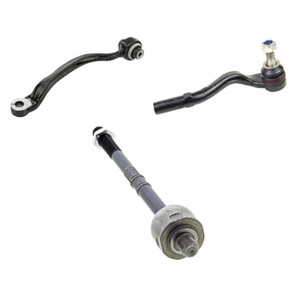 Mevotech® - Supreme™ Front Driver Side Lower Control Arm and Tie Rod End Kit