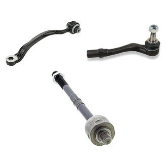 Mevotech® - Supreme™ Front Driver Side Lower Control Arm and Tie Rod End Kit