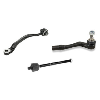 Mevotech® - Supreme™ Front Driver Side Lower Control Arm and Tie Rod End Kit