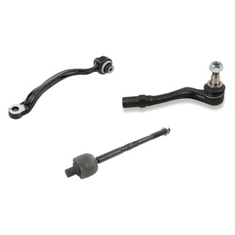 Mevotech® - Supreme™ Front Driver Side Lower Control Arm and Tie Rod End Kit
