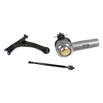Mevotech® - Supreme™ Front Driver Side Lower Control Arm and Tie Rod End Kit