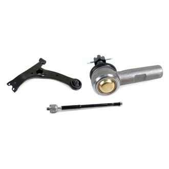 Mevotech® - Supreme™ Front Driver Side Lower Control Arm and Tie Rod End Kit