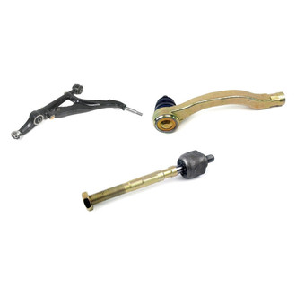 Mevotech® - Supreme™ Front Driver Side Lower Control Arm and Tie Rod End Kit
