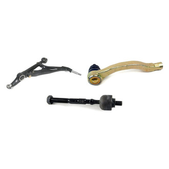 Mevotech® - Supreme™ Front Driver Side Lower Control Arm and Tie Rod End Kit