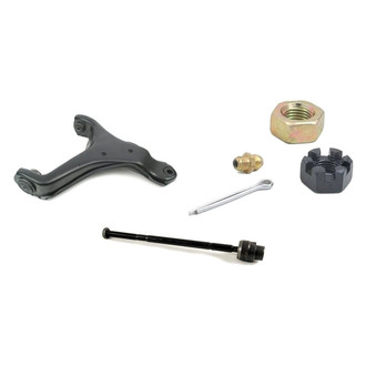 Mevotech® - Supreme™ Front Driver Side Lower Control Arm and Tie Rod End Kit