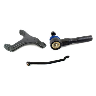 Mevotech® - Supreme™ Front Driver Side Lower Control Arm and Tie Rod End Kit