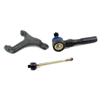 Mevotech® - Supreme™ Front Driver Side Lower Control Arm and Tie Rod End Kit
