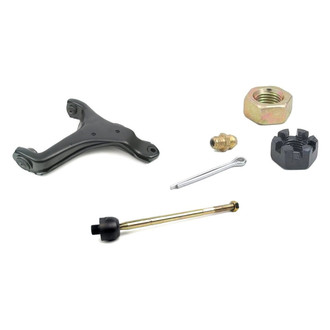 Mevotech® - Supreme™ Front Driver Side Lower Control Arm and Tie Rod End Kit