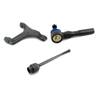 Mevotech® - Supreme™ Front Driver Side Lower Control Arm and Tie Rod End Kit