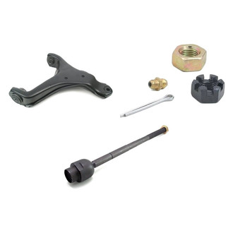 Mevotech® - Supreme™ Front Driver Side Lower Control Arm and Tie Rod End Kit