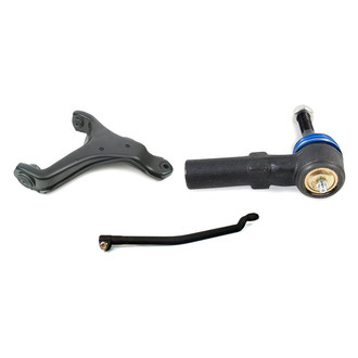 Mevotech® - Supreme™ Front Driver Side Lower Control Arm and Tie Rod End Kit
