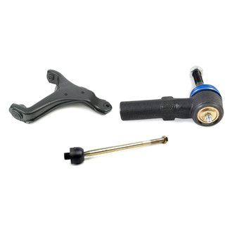 Mevotech® - Supreme™ Front Driver Side Lower Control Arm and Tie Rod End Kit
